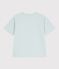 Tee-shirt enfant manches courtes en coton bleu SPRAY
