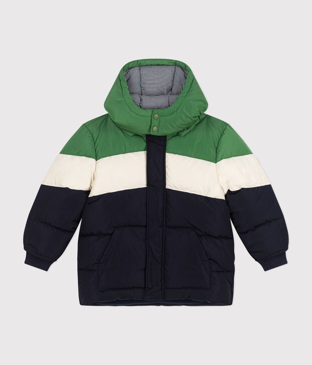 Doudoune enfant gar&ccedil;on bleu/multicouleur