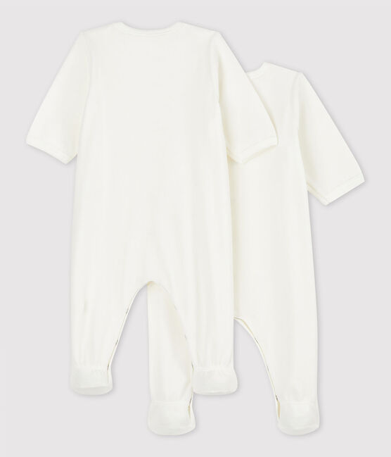 Set met 2 slaappakjes voor baby's in biokatoen variante 1