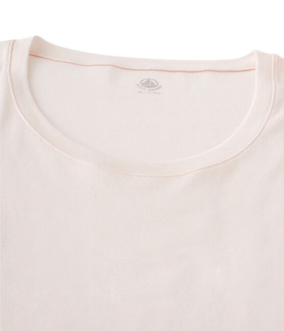 T-shirt met lange mouwen danserskraag vrouwen roze FLEUR