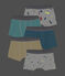 Set van 5 boxershorts voor jongens in katoen variante 1