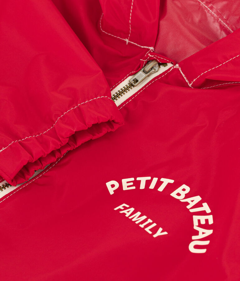 Windstopper van gerecycleerd polyester voor jongens/meisjes rood