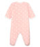Fleece slaappakje babymeisje roze MINOIS/wit MARSHMALLOW