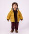Doudoune b&eacute;b&eacute; en polyester uni jaune