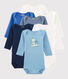 Verrassingsset met zeven body's met lange mouwen voor babyjongens