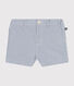 Short en seersucker bébé