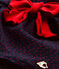 Robe bébé fille imprimée bleu SMOKING/rouge TERKUIT