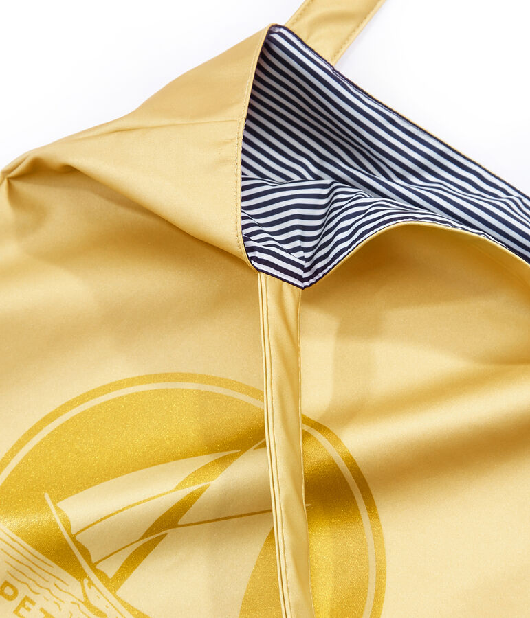 Sac shopping uni jaune