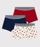 Lot de 3 boxers petit garçon en coton variante 1