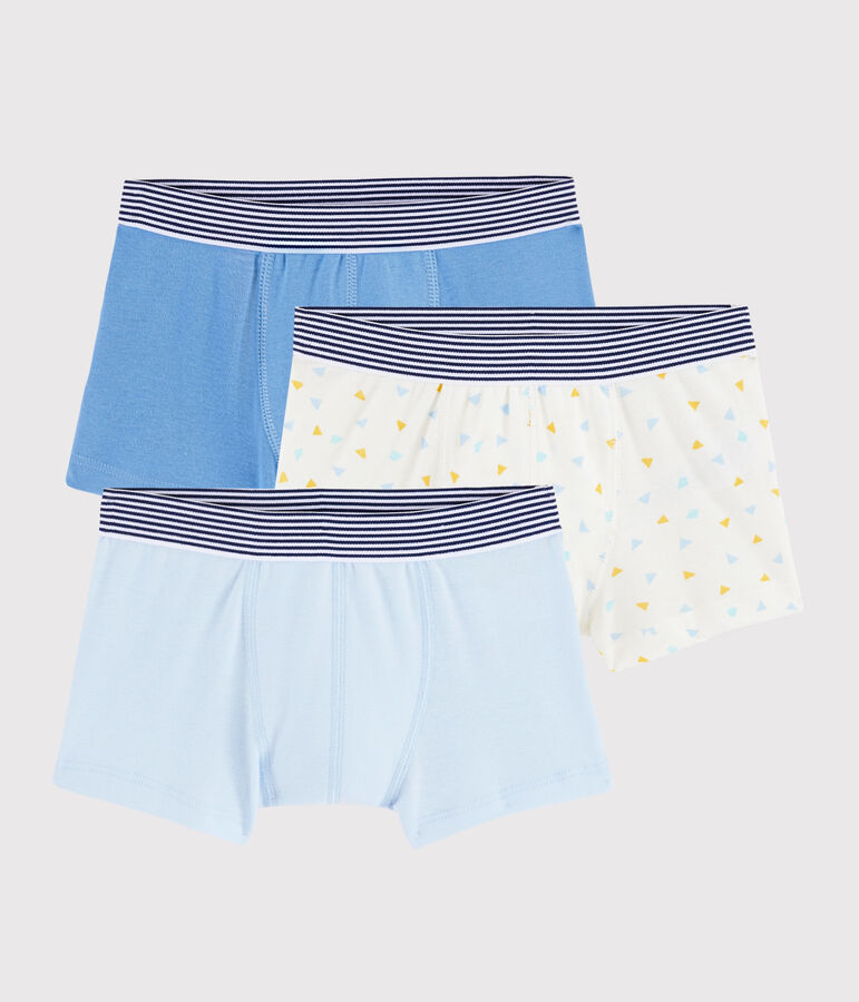 Set van 3 boxershorts voor jongens met geometrische print variante 1
