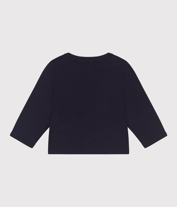Cardigan en coton b&eacute;b&eacute; bleu