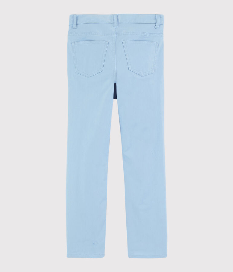 Pantalon en serge enfant gar&ccedil;on bleu