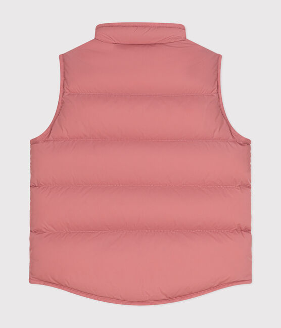 Gewatteerd mouwloos donsjack voor kinderen roze ROSEWOOD