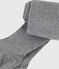 Collant uni en jersey enfant fille gris SUBWAY CHINE