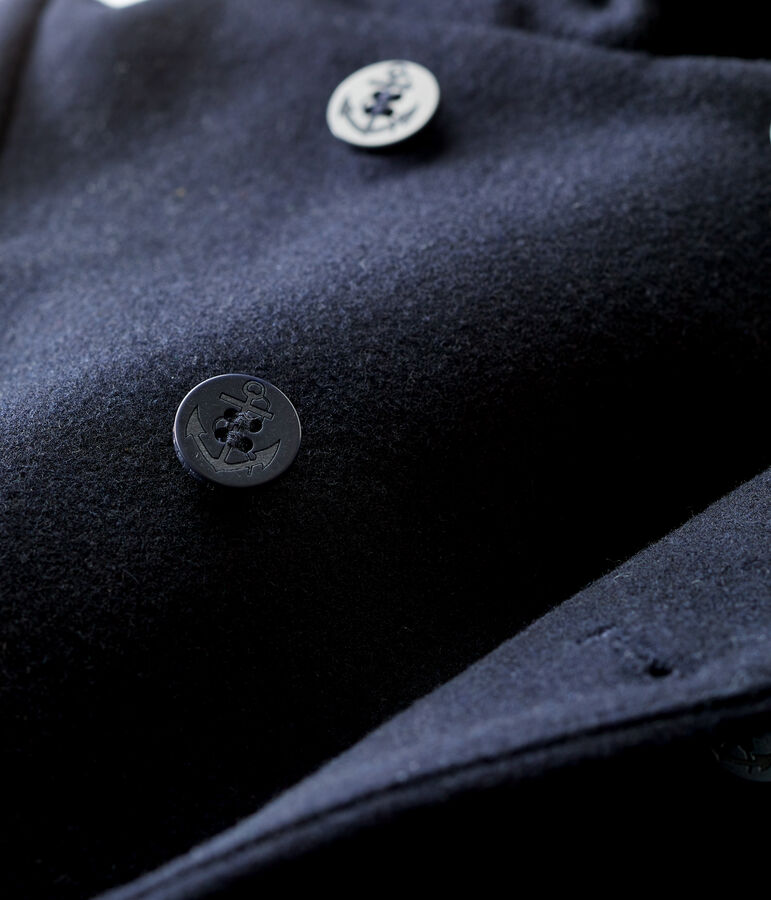 Wollen jasje voor baby's. blauw SMOKING