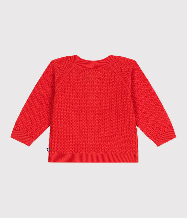 Katoenen vestje voor baby's rood