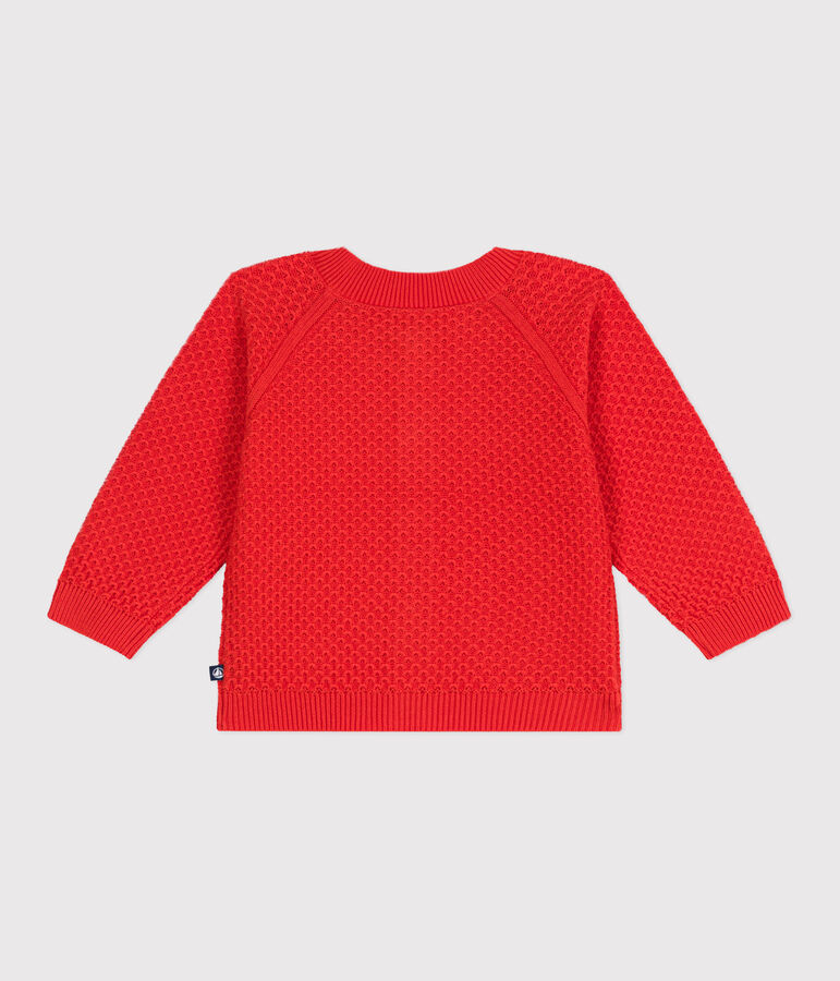 Katoenen vestje voor baby's rood