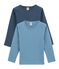 Set van 2 jongens T-shirts met lange mouwen variante 1