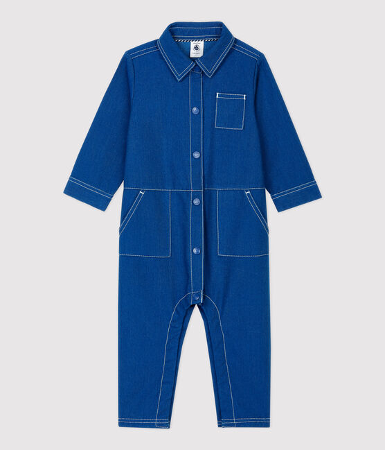Lange salopette baby. blauw MAJOR