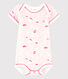Body manches courtes bébé fille