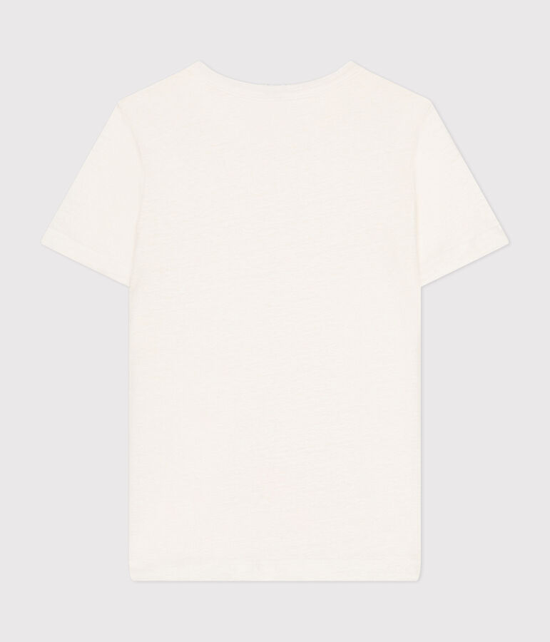 Tee-shirt en lin femme blanc