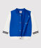 Molton teddy baby. blauw RUISSEAU/wit MARSHMALLOW
