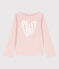 T-shirt met lange mouwen uit katoen voor meisjes roze SALINE