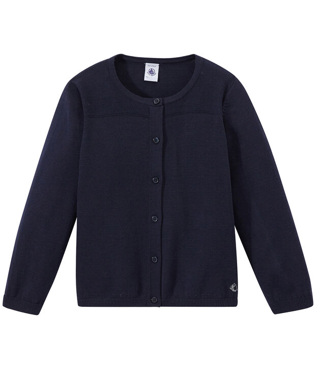 Meisjescardigan blauw