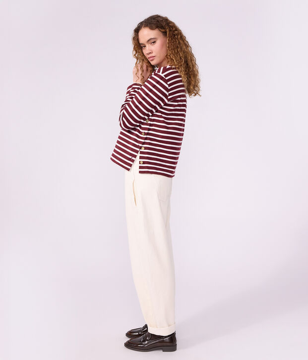 Marinetrui voor dames rood/wit