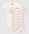 Set van 2 rompertjes met korte mouwen voor baby's variante 1