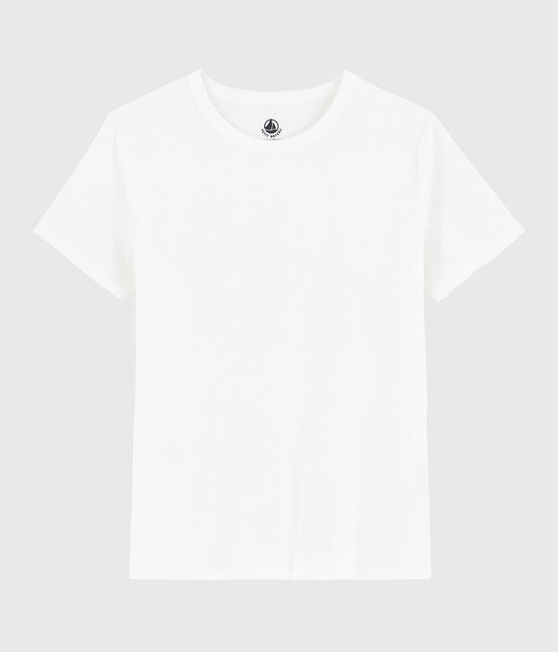 T-shirt coton Sea Island Femme blanc