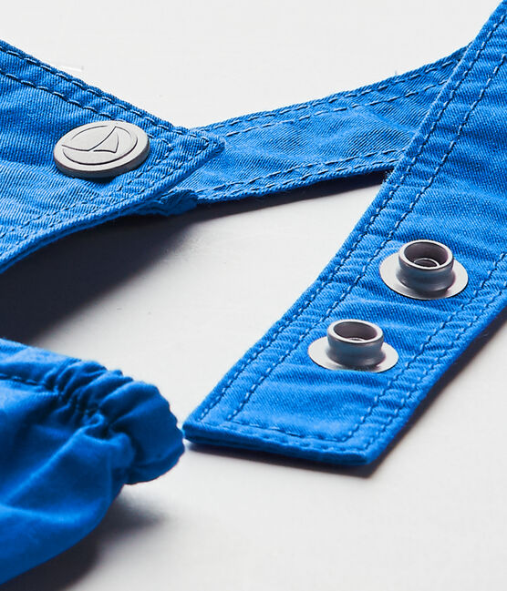 Salopette courte bébé garçon bleu PERSE