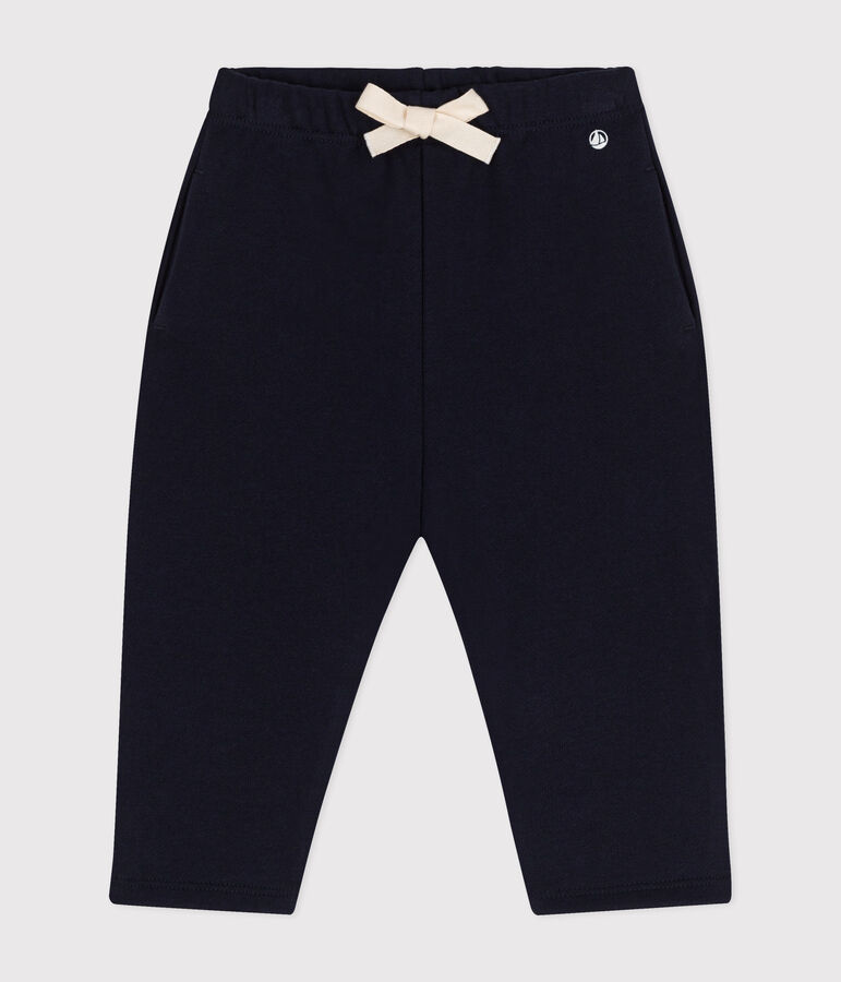 Broek in fkeece voor baby's blauw