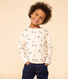 Tee-shirt manches longues en coton imprimé fleuri enfant fille