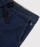 Denim molton broek voor jongens blauw DENIM BLEU FONCE