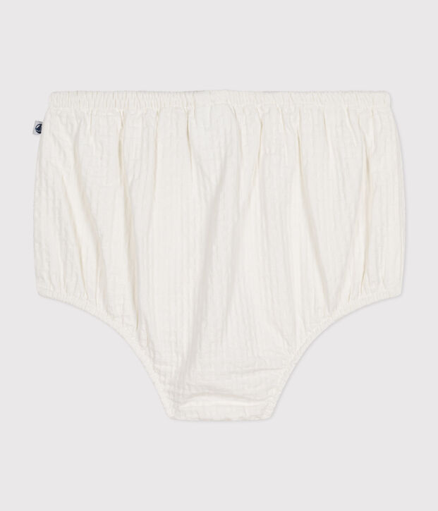Bloomer en fa&ccedil;onn&eacute; b&eacute;b&eacute; blanc