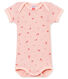 Body met korte mouwen voor babymeisjes