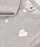 Fleece vestje voor meisjes grijs CHATON CHINE