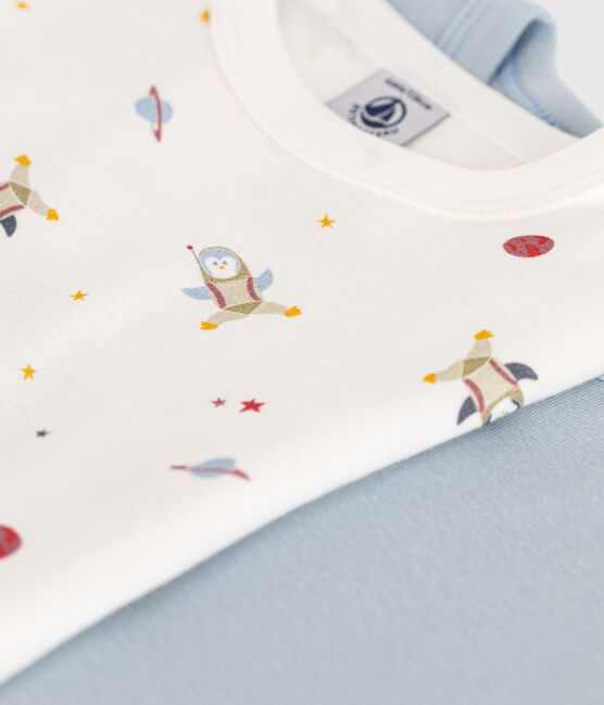 Lot de 2 tee-shirts à manches courtes espace en coton enfant variante 1