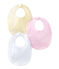 Set van drie slabbetjes wit LOT