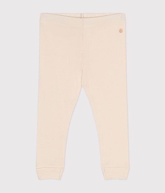 Katoenen legging voor baby's ecru AVALANCHE