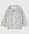Windjack met print voor baby's wit MARSHMALLOW/blauw BRUT/ MULTICO