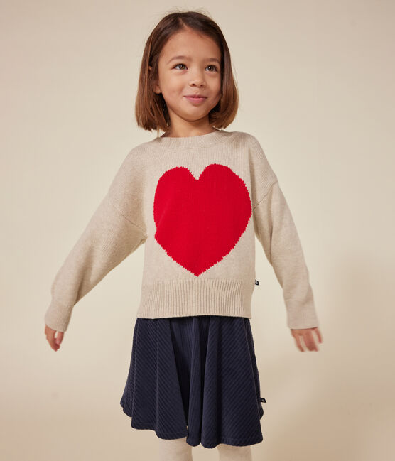 Pull laine et coton enfant fille AVALANCHE/ CORRIDA