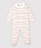 Dors-bien Petit Bateau Je T'aime bébé fille en jacquard blanc MARSHMALLOW/rouge TERKUIT