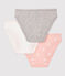 Lot de 3 culottes imprimé étoiles petite fille en coton variante 1