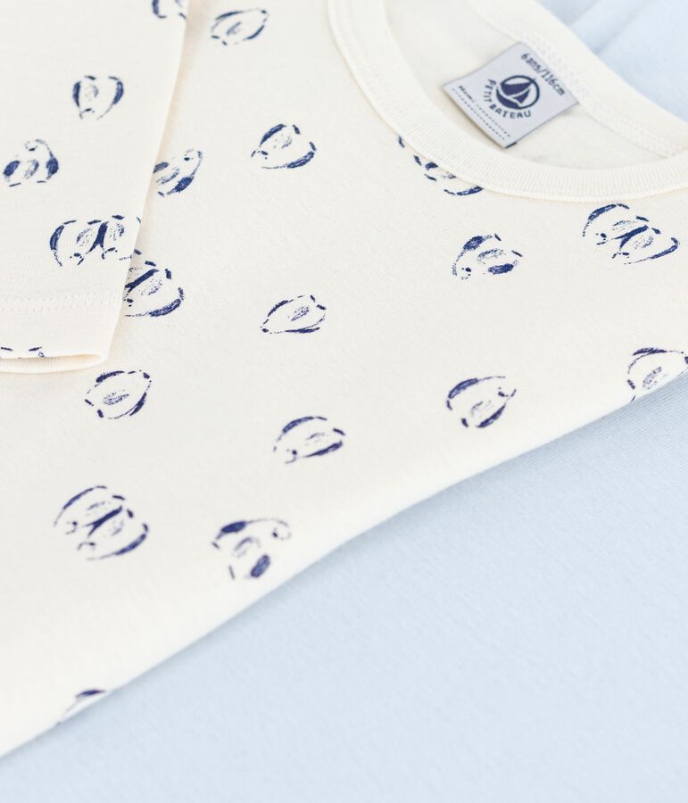 Katoenen T-shirts met lange mouwen en print voor kinderen multicouleur