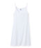 Chemise à bretelles femme coton/laine/soie wit Lait