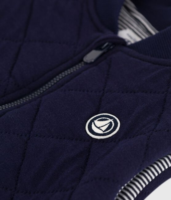 Gilet enfant en coton sans manche uni SOIR