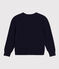 Katoenen jongensvest blauw SMOKING