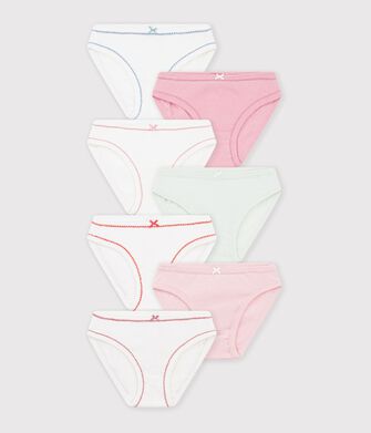 Lot de culottes enfant en coton uni